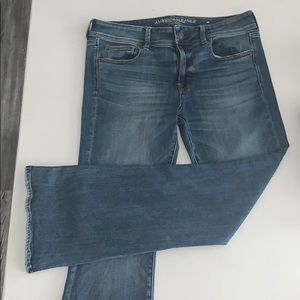 stretch X american eagle boot cut jeans